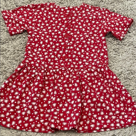 Vintage 1990’s Palettes Heart Dress, Size 6X - Picture 1 of 5